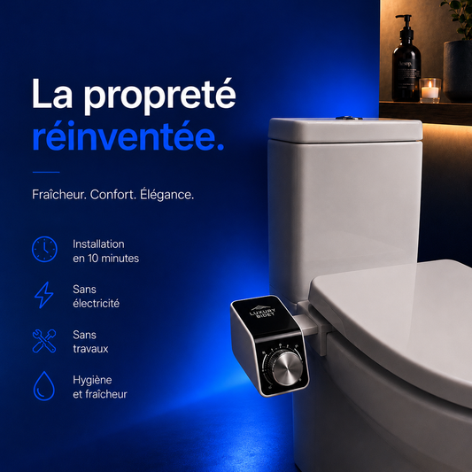 Bidet japonais Aqualyra installation facile